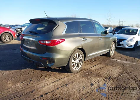 2013 Infiniti Jx35 z USA, uszkodzony, nr VIN 5N1AL0MM0DC329791